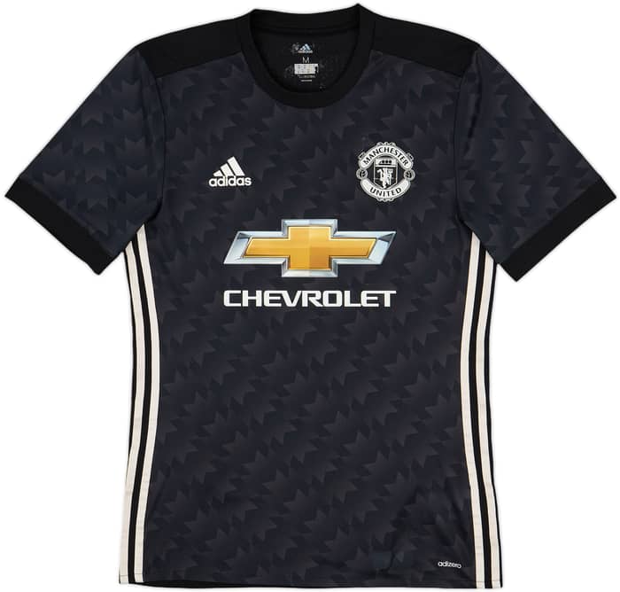 2017-18 Manchester United Authentic Away Shirt Pogba #6 - 8/10 - (M)