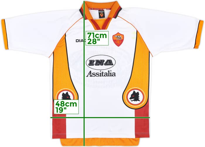 1997-98 Roma Away Shirt Cafu #2 - 6/10 - (M)