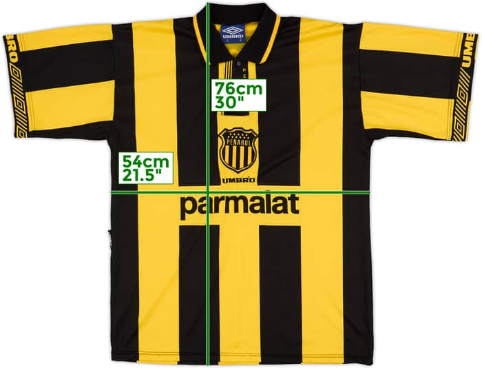 1994-96 Penarol Home Shirt - 9/10 - (L)