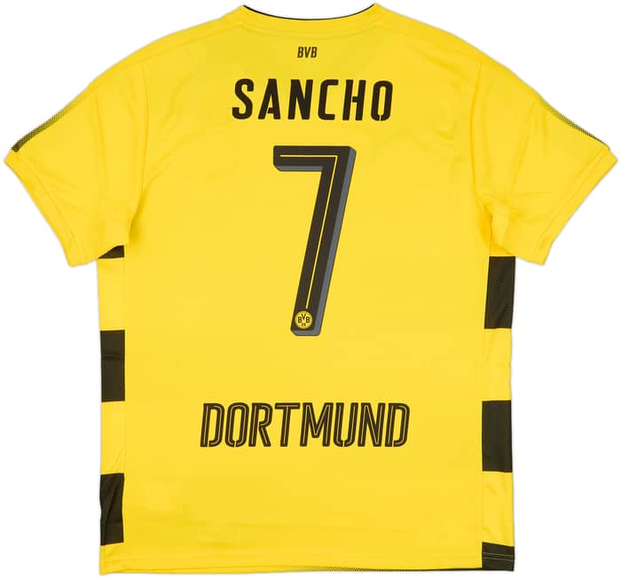 2017-18 Borussia Dortmund Home Shirt Sancho #7 (L)