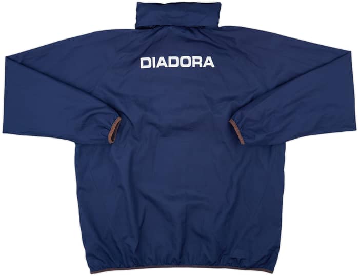 2002-03 Rangers Diadora Hooded 1/4 Zip Jacket - 8/10 - (M)
