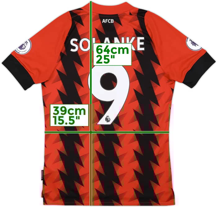 2022-23 Bournemouth Home Shirt Solanke #9 - 5/10 - (S)