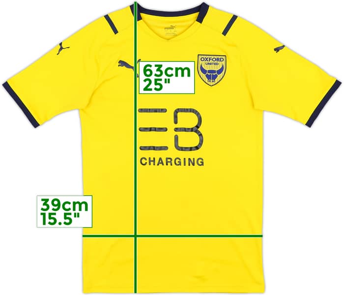 2021-22 Oxford United Home Shirt - 5/10 - (S)