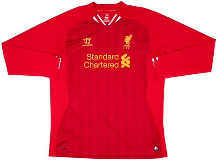 2013-14 Liverpool Home L/S Shirt Gerrard #8 - 7/10 - (3XL)