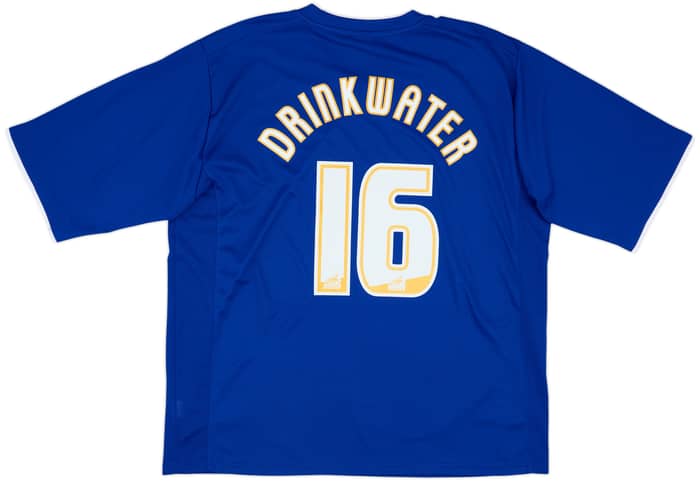 2012-13 Leicester Home Shirt Drinkwater #16 - 7/10 - (4XL)