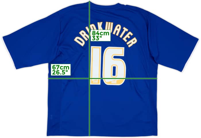 2012-13 Leicester Home Shirt Drinkwater #16 - 7/10 - (4XL)
