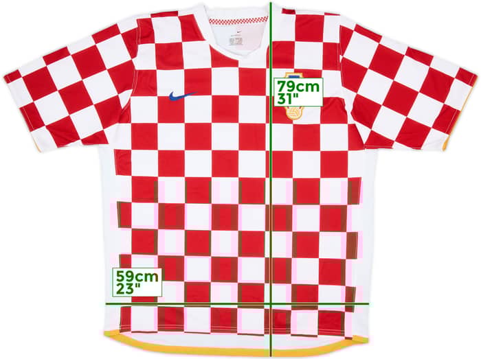 2006-08 Croatia Home Shirt - 8/10 - (XL)