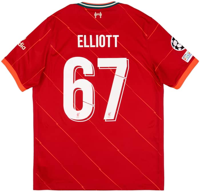 2021-22 Liverpool Home Shirt Elliott #67 - 10/10 - (L)