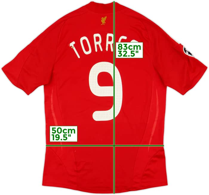 2008-10 Liverpool Home Shirt Torres #9 - 5/10 - (M)