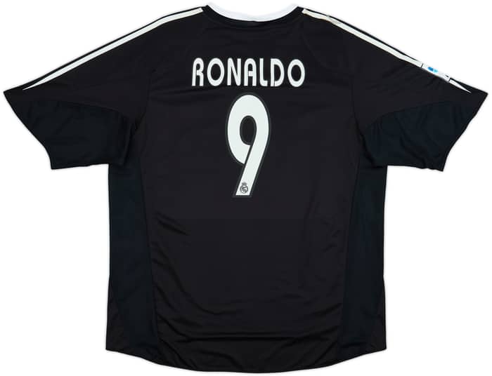 2004-05 Real Madrid Away Shirt Ronaldo #9 - 5/10 - (XL)