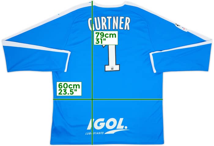 2018-19 Amiens GK Shirt Gurtner #1 - 6/10 - (XXL)