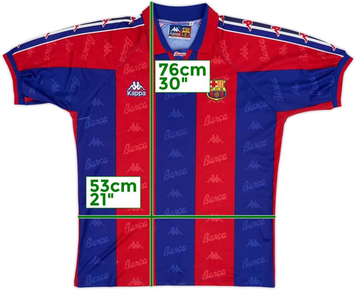1995-97 Barcelona Home Shirt - 7/10 - (M)