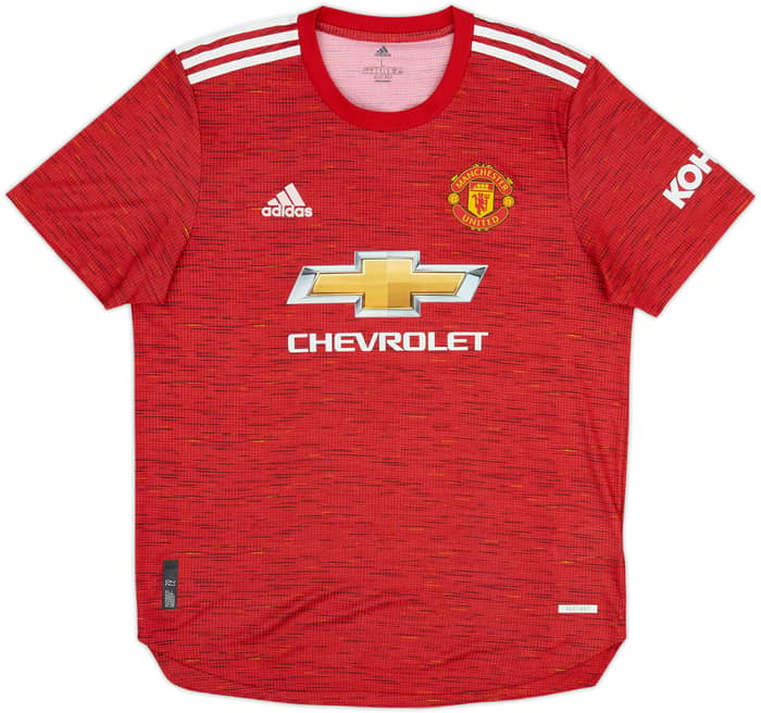 2020-21 Manchester United Authentic Home Shirt B.Fernandes #18 - 9/10 - (L)