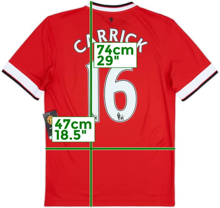 Camiseta de local del Manchester United 2014-15 Carrick #16 (S)