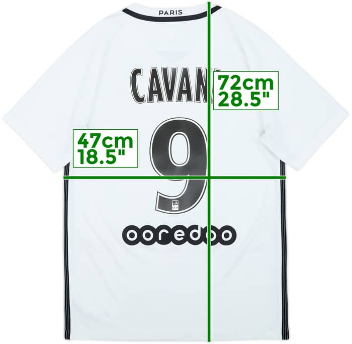 2016-17 Paris Saint-Germain Third Shirt Cavani #9 - 6/10 - (S)