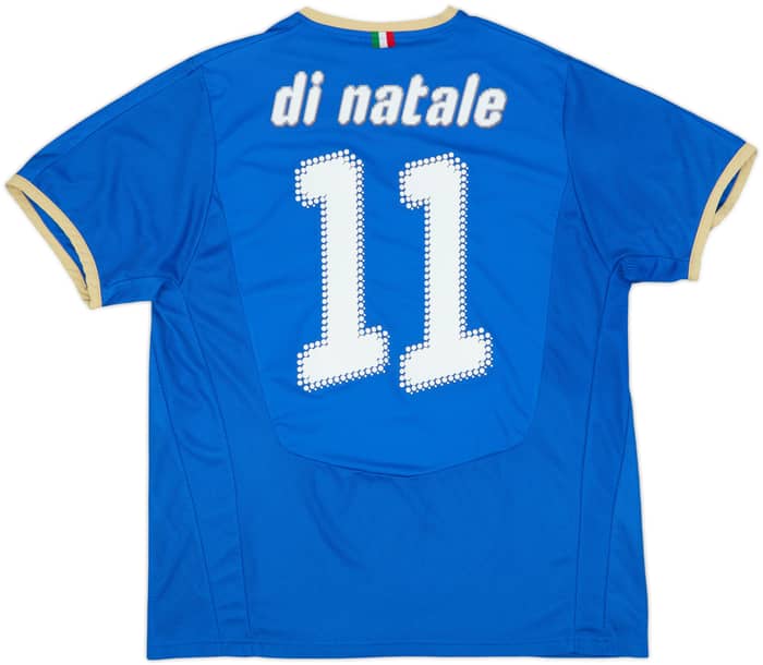 2007-08 Italy Home Shirt Di Natale #11 - 5/10 - (XL)