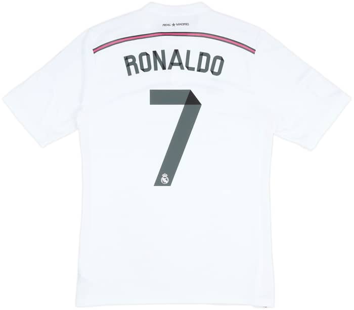 2014-15 Real Madrid Camiseta Local Ronaldo #7 - 7/10 - (L)