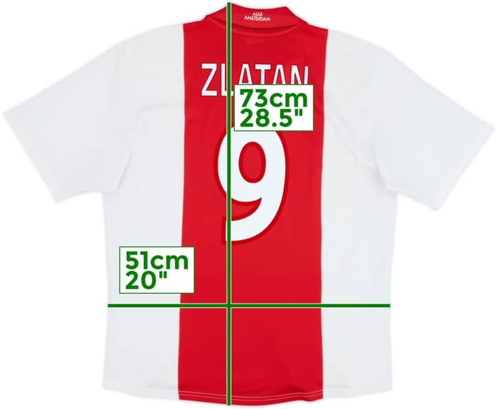 2001-02 Ajax Maillot Domicile Zlatan #9 - 6/10 - (L)