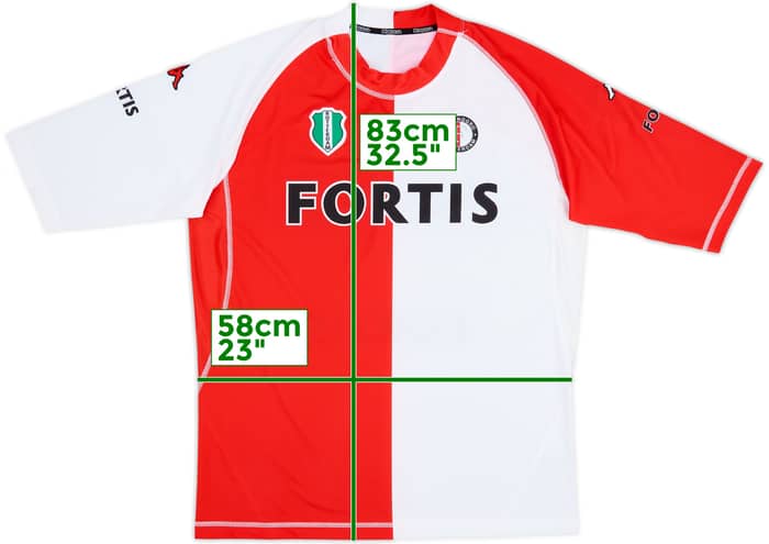 2004-05 Feyenoord Home Shirt - 10/10 - (5XL)