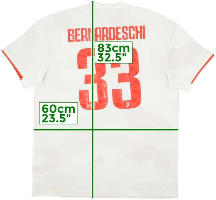 2019-20 Juventus Away Shirt Bernardeschi #33 - 9/10 - (XL)