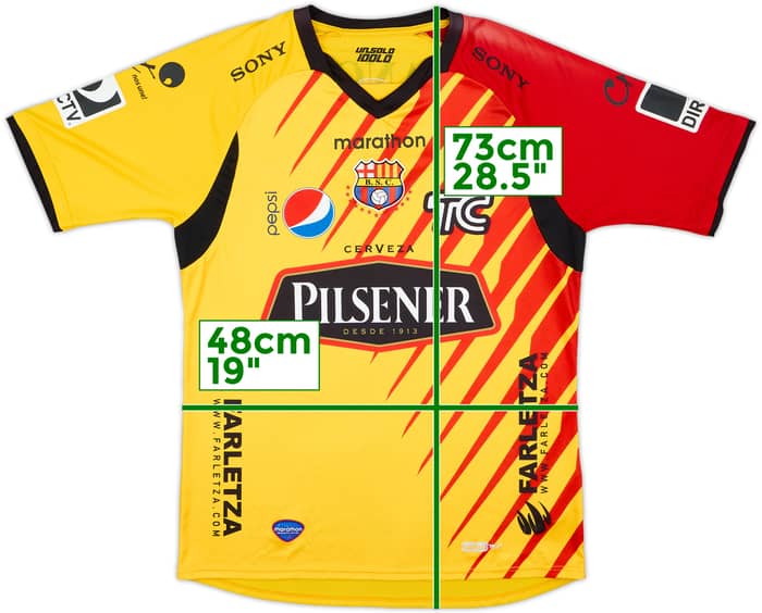 2013 Barcelona SC Copa Sudamericana Home Shirt - 9/10 - (M)