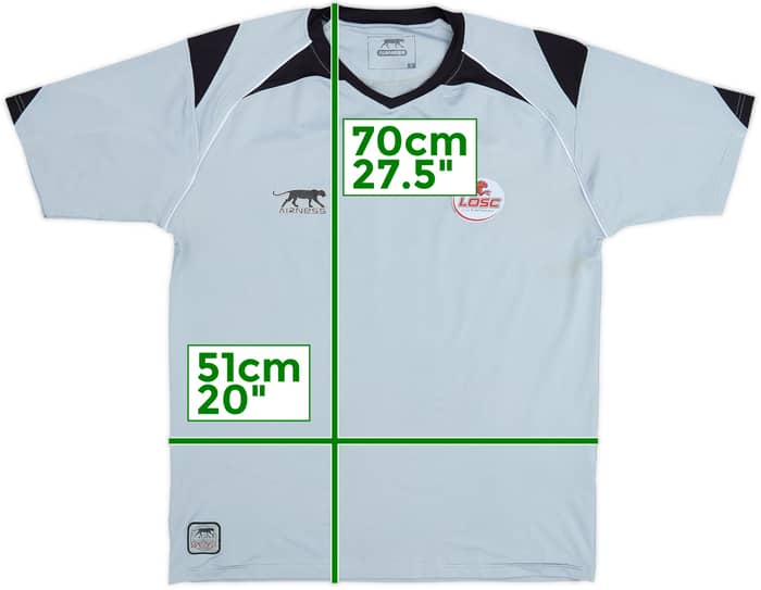 2007-08 Lille Airness Training Shirt - 5/10 - (L)
