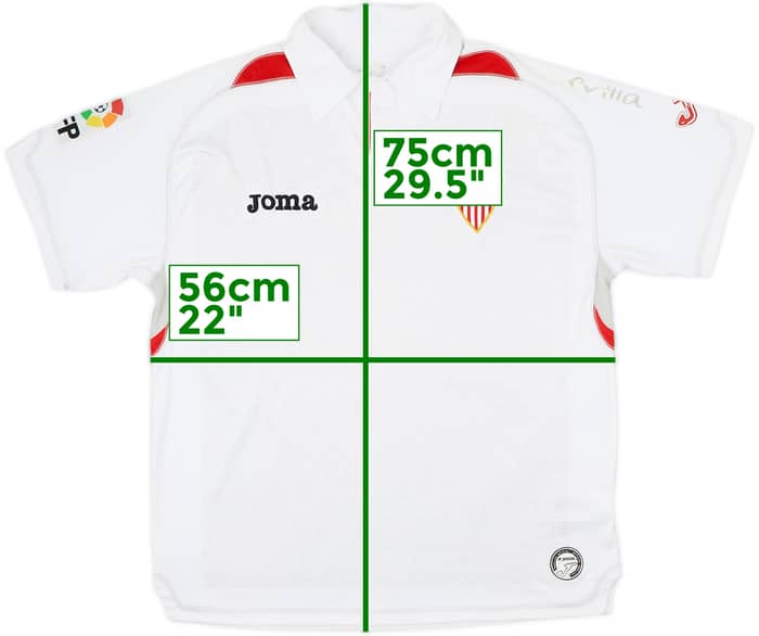 2009-10 Sevilla Home Shirt - 6/10 - (M)