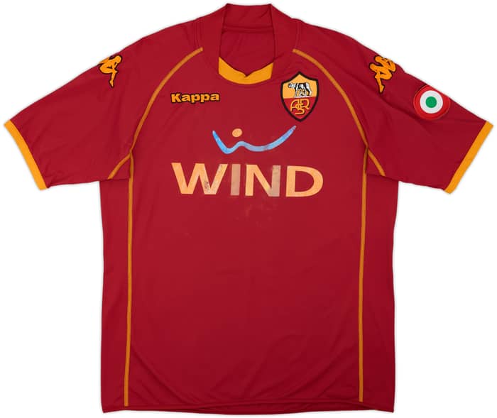 2008-09 Roma Home Shirt - 5/10 - (XL)