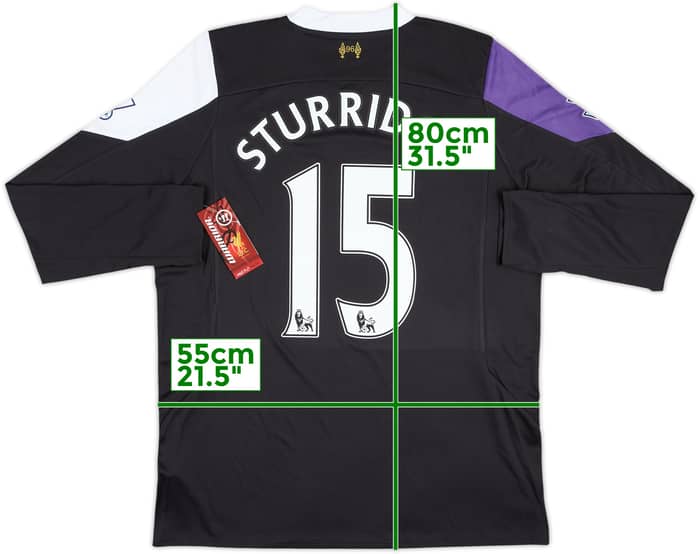 2013-14 Liverpool Third L/S Shirt Sturridge #15 (XL)