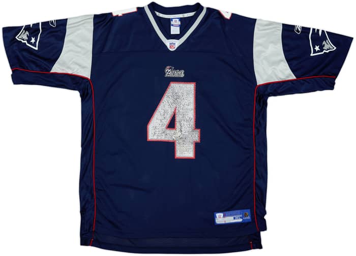 2005 New England Patriots Vinatieri #4 Reebok On Field Home Jersey - 6/10 - (XL)