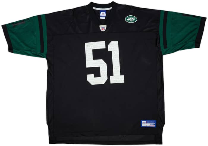 2004 New York Jets Vilma #51 Reebok On Field Alternate Jersey - 9/10 - (3XL)