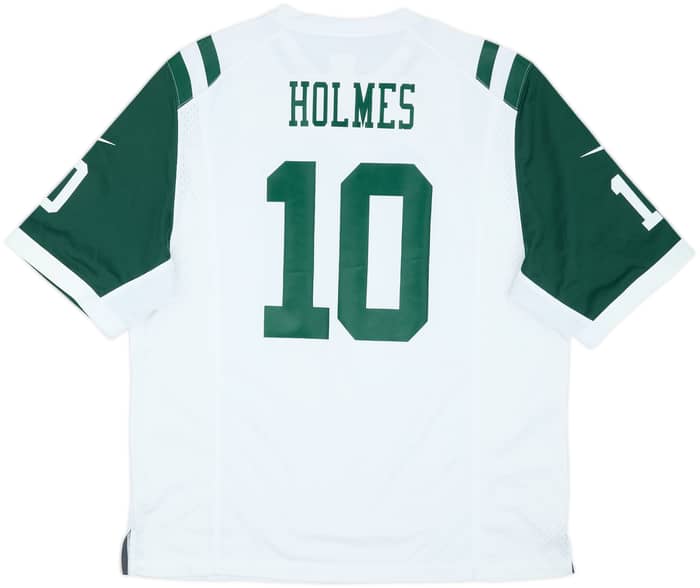 2012-13 New York Jets Holmes #10 Nike Game Away Jersey - 8/10 - (XL)