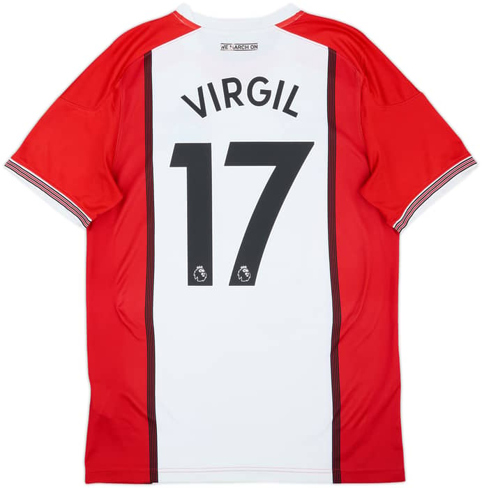 2017-18 Southampton Home Shirt Virgil #17 - 6/10 - (M)