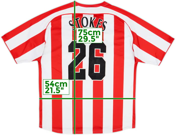 2005-07 Sunderland Home Shirt Stokes #26 - 4/10 - (L)