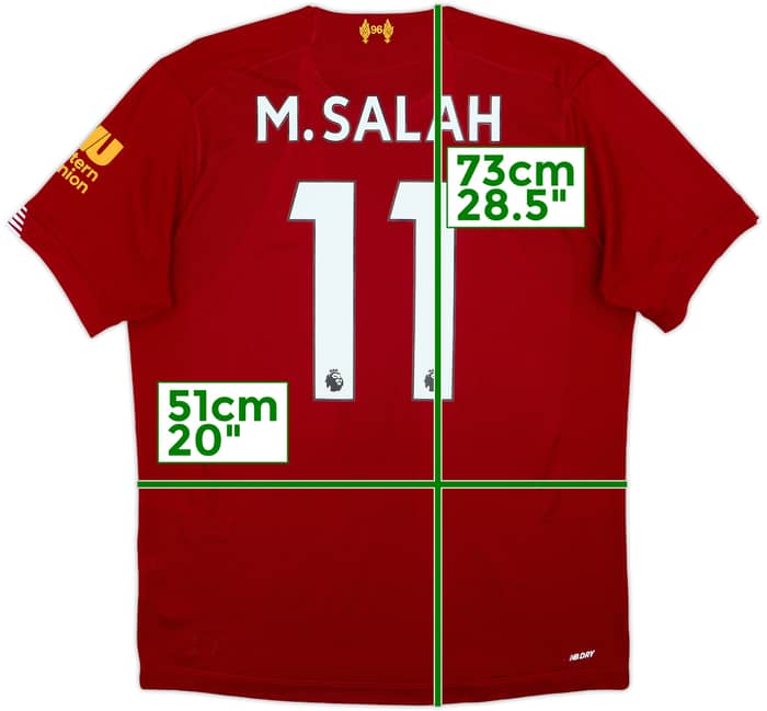 2019-20 Liverpool Home Shirt M.Salah #11 - 5/10 - (M)
