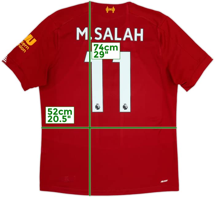 2019-20 Liverpool Camiseta Local M.Salah #11 - 6/10 - (M)
