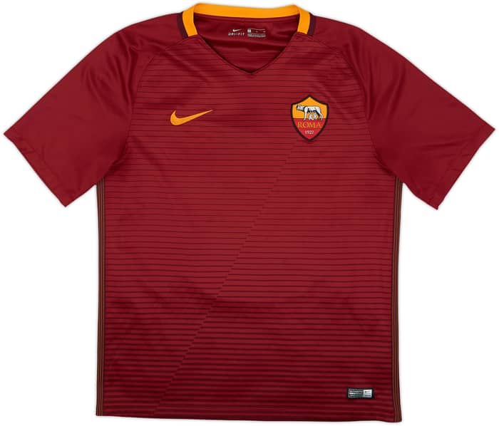 2016-17 Roma Home Shirt Dzeko #9 - 10/10 - (M)