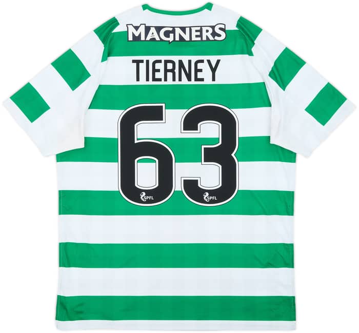 2018-19 Celtic Home Shirt Tierney #63 - 5/10 - (M)
