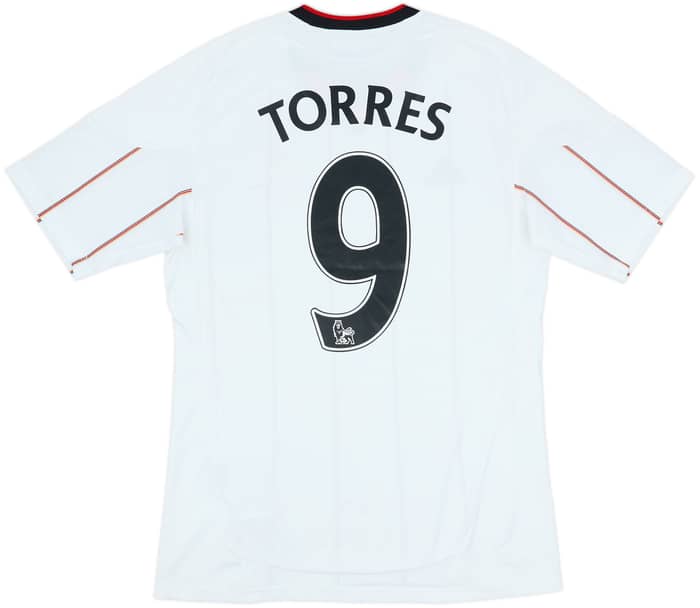 Camiseta de visitante del Liverpool 2010-11 Torres #9 - 6/10 - (S)