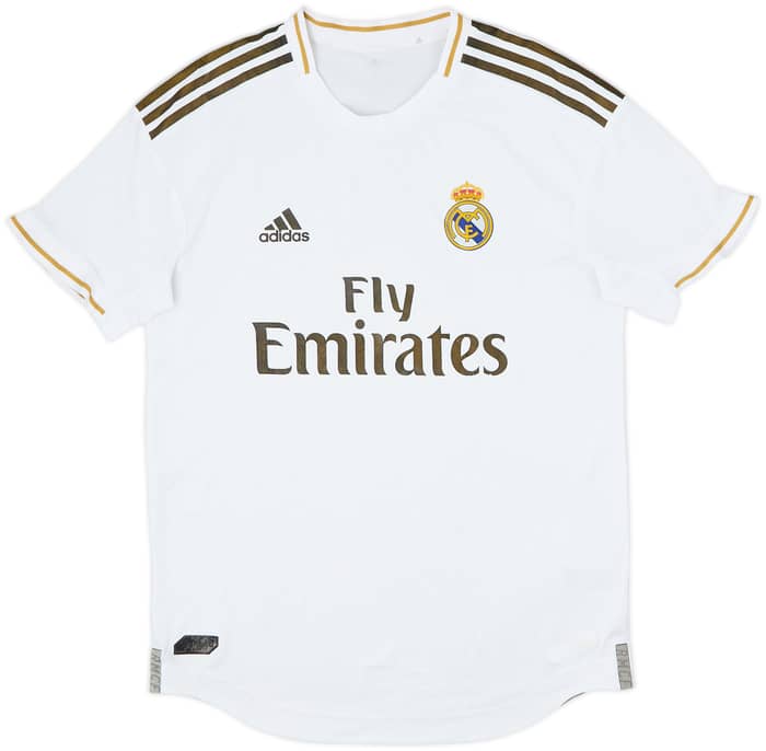 2019-20 Real Madrid Authentic Home Shirt - 4/10 - (M)