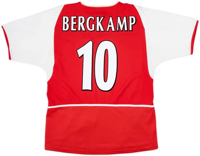 2002-04 Arsenal Home Shirt Bergkamp #10 - 8/10 - (XL)