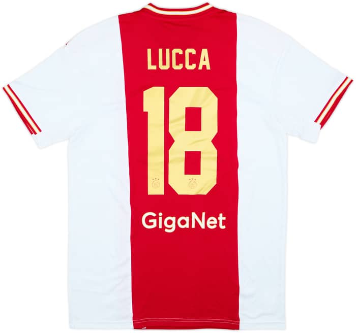 2022-23 Ajax Home Shirt Lucca #18 (L)