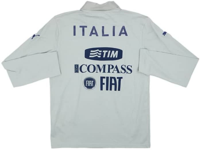 2011-12 Italy Puma Polo L/S Shirt - 8/10 - (S)
