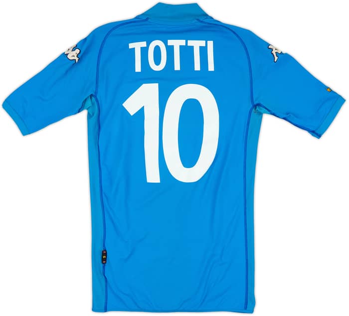 2002 Italy Home Shirt Totti #10 - 6/10 - (S)