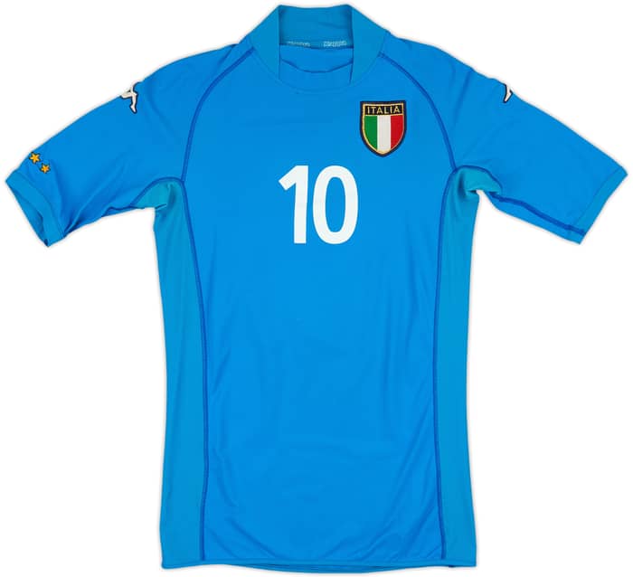 2002 Italy Home Shirt Totti #10 - 6/10 - (S)