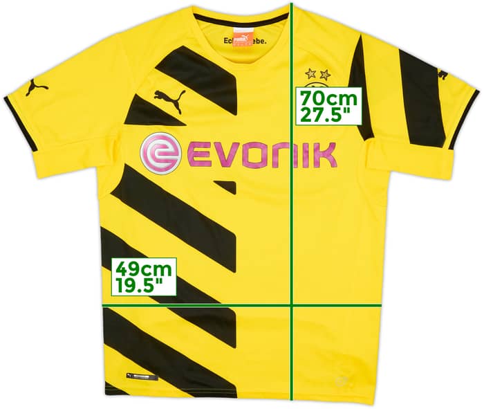 2014-15 Borussia Dortmund Home Shirt - 7/10 - (M)