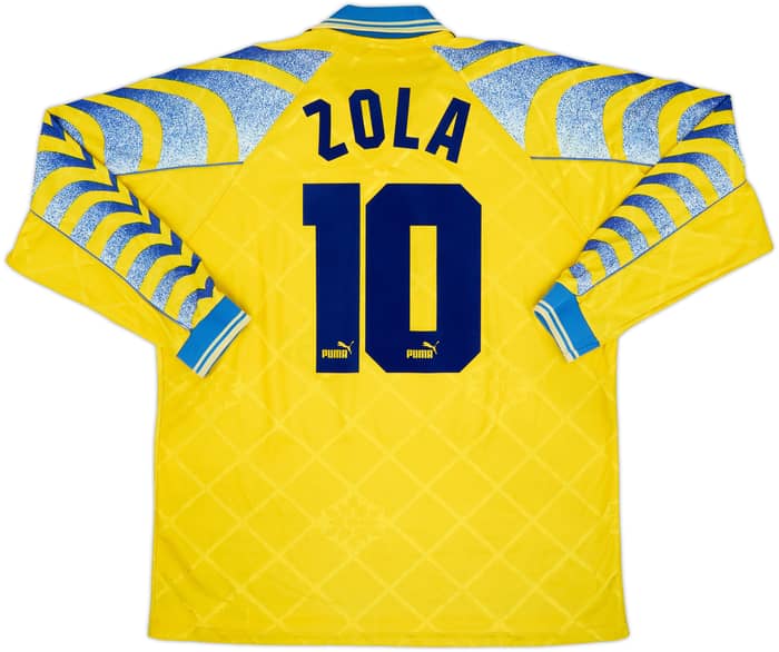 1995-96 Parma Third L/S Shirt Zola #10 - 7/10 - (L)