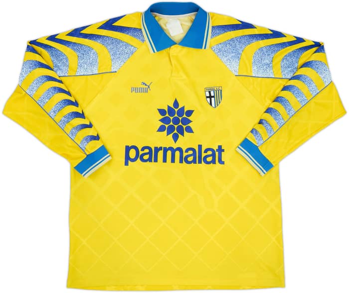1995-96 Parma Third L/S Shirt Zola #10 - 7/10 - (L)