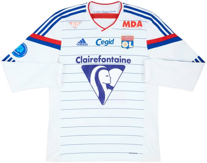 2014-15 Lyon Match Issue Home L/S Shirt #9
