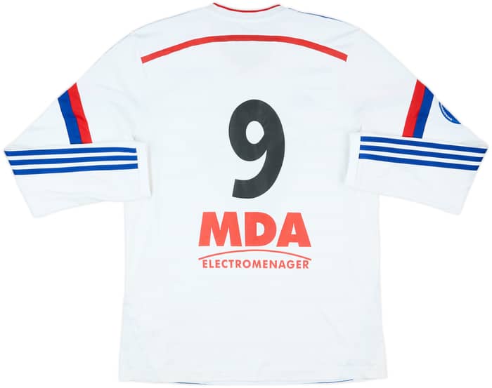 2014-15 Lyon Match Issue Home L/S Shirt #9
